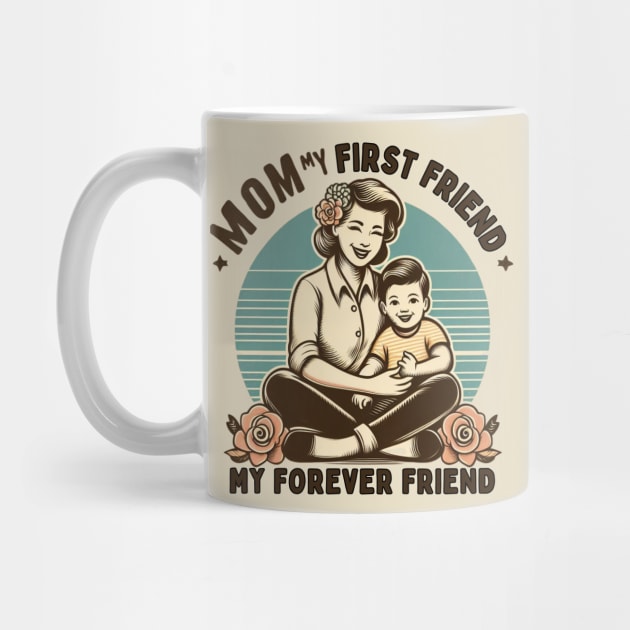 Eternal Bond: Mom, My First and Forever Friend. Mother's day gift by TRACHLUIM